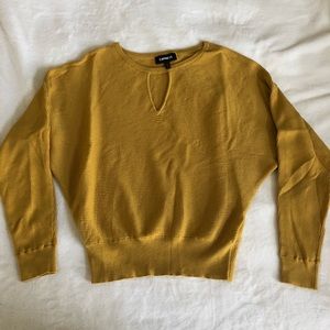 EXPRESS Dolman Sleeve Sweater with Cut Out